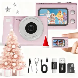 Mini Keychain Digital Camera-Y2K Pocket-Size Camera, 32G Card & Charging Cable Included , Retro Vlog Camera for Travel, Concerts, Kids & Instant Party