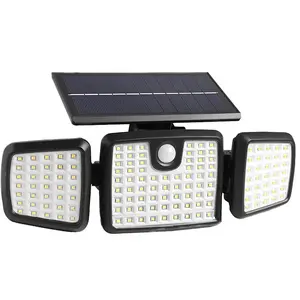 Solar Outdoor Light, 1/2 Counts Ultra Bright Safety Waterproof Solar Motion Sensor Light, Rotatable Spotlights 3 Heads Motion Flood Security Light for Outdoor Garage Yard Porch