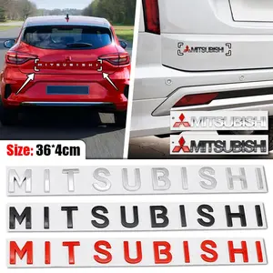 Mitsubishi rear letter sticker logo, car rear door badge letter sticker, suitable for Mitsubishi Jinxuan/Yige/Outlander/Lanser/Yishen and other models sold on the market