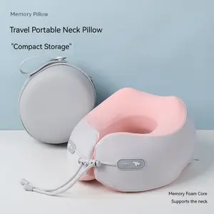 U-Shaped Memory Foam Neck Pillow - Cooling, Breathable Travel Pillow for Office Naps, Travel