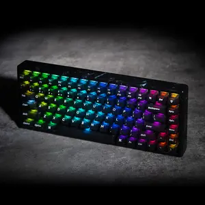 Keychron K2 HE Resin Edition Wireless Magnetic Switch Gaming Keyboard ️ Hall Effect Rapid Trigger 0.1mm | 75% Custom Mechanical Keyboard | Premium Aesthetic Resin Case | 1000Hz Polling Rate | QMK/VIA | Perfect for Pro Gaming & Cozy Desk Setups
