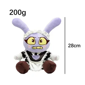 New Maid Jax Plush The Amazing Digital Circus Plush Toy Cute Rabbit Stuffed Doll Soft Cartoon Animal Plushies Gift for Kids Fans