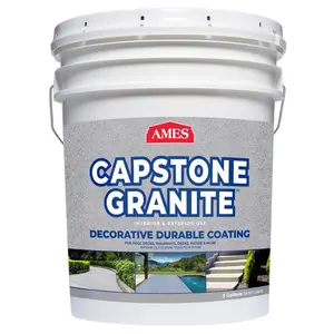 Ames 1026556 5 gal Capstone Granite Gloss Water-Based Acrylic Concrete Floor Paint - Shoreline