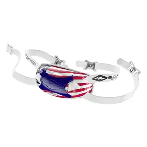 Shock Doctor Showtime Flag Limited Edition Chin Strap