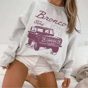 Vintage Ford Bronco Graphic Sweatshirt, Retro Off Road Pullover, Oversized Crewneck for Women and Men, Aesthetic Streetwear, Classic Outdoor Adventure Gift, Casual Fall Jumper