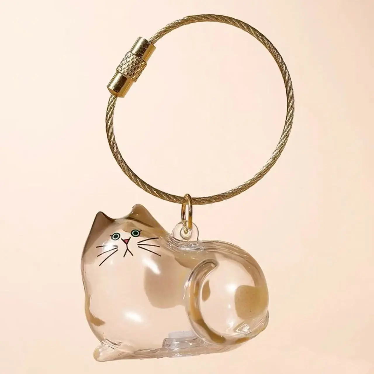 Cat Hair Keepsake Bottle - Cat Shaped Pet Hair Souvenir for Cat Lovers Exclusive Party Favors & Casual Gifts for Friends
