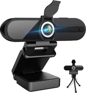4K Webcam,  Webcam 8MP- Laptop PC Desktop Computer Web Camera with Microphone, USB Webcams for Video Calling Recording Streaming Video Conference, Webcam with Mini Tripod, Shutter.