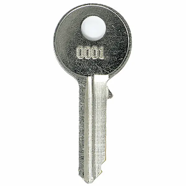 Real Locks 0123 Office Furniture Replacement Key