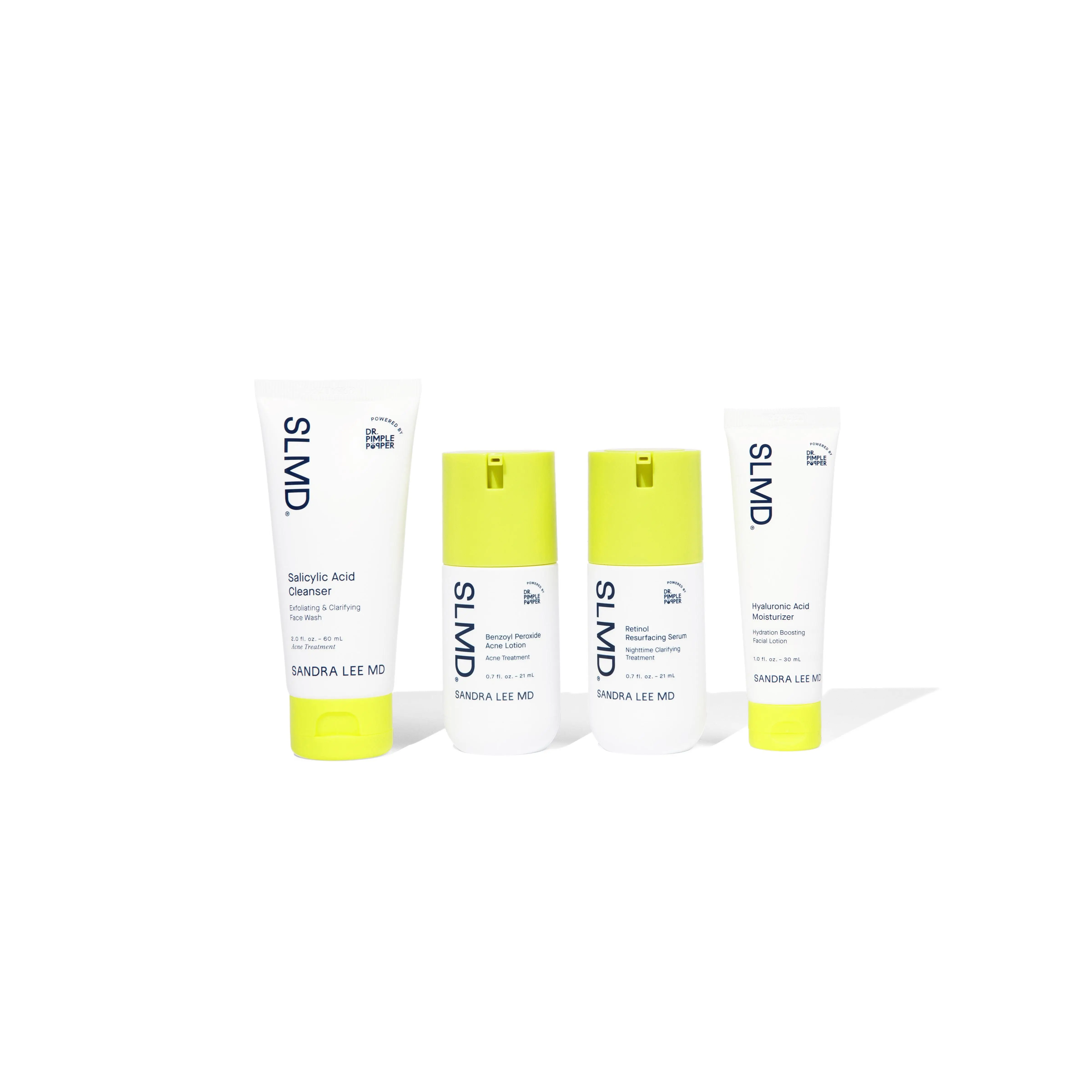 SLMD Skincare Acne System - 3-Step Set for All Stages of Acne with ...