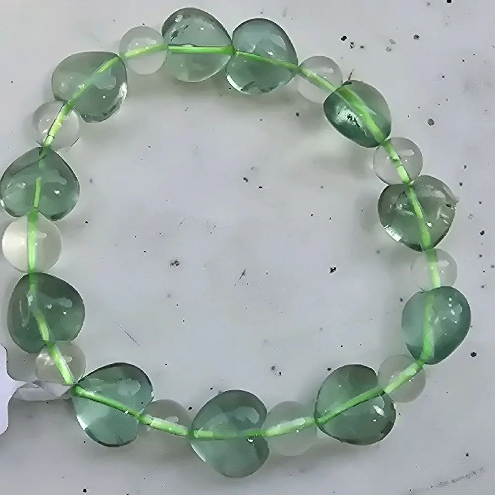 Green Fluorite Heart