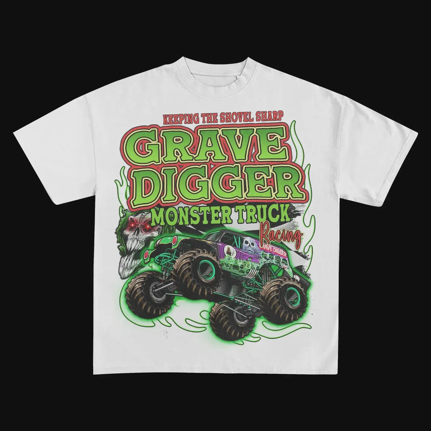 Youth & Adult Vintage Grave Digger T-Shirt, MJ Style, Classic MJ Graphic Shirt, Unisex Top Tee