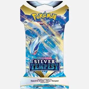 Sleeved Silver Tempest Booster Pack (Live Opening)