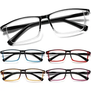 Ultra Thin Folding Reading Glasses for Men 2 Pack Blue Light Blocking Compact Computer Foldable Readers With Case