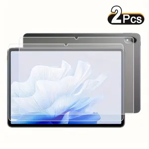 2-piece high-definition tempered glass screen protector, suitable for Huawei Matepad Pro 12.6-inch, waterproof and scratch resistant, easy to install