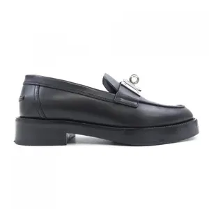 Pre-owned HERMÈS Calfskin Small Leather Goods Hermes HOT Oversized Kelly Buckle Calf Shoes