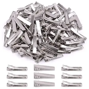 200 count 1.25 inch/ 3.2 cm  Hair Clips Bulk  Single Prong Hair Clips For Bows Making Hair Pins For Sectioning Hair Styling And Sectioning Hairdressing DIY Crafts