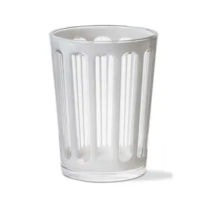 White Acrylic Double Old-Fashioned Glass