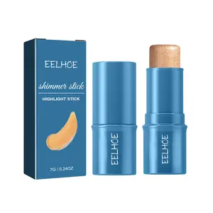 EELHOE Multi-functional Highlighting Stick - 3D Brightening, Waterproof, Durable, Lightweight, Lazy Makeup Primer.It can enhance facial features, brighten flat areas of the face, especially the characteristics of the nose bridge.