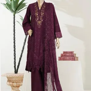 Lawn Embroidered Suit 008