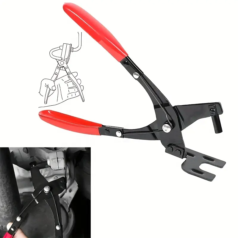 Exhaust Hanger Removal Pliers, Labor-Saving Design, Anti-Slip Handle, Sturdy Steel Construction, Auto Repair Tool to Separate Exhaust Rubber Brackets and Hangers