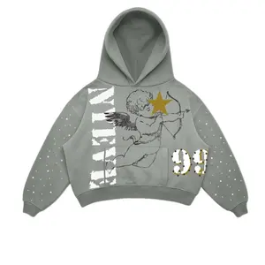 Men's Sports Hoodie - Polyester-Cotton Fabric Menswear, Lightweight Casual Gym Top, Streetwear Athletic Activewear for Gym, Outdoor Activities
