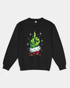 F*ck Off Grinchy Sweatshirt - Christmas Middle Finger