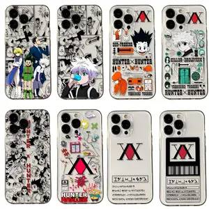 Hunter x Hunter Anime Clear Phone Case for  For iPhone 17 16 15 14 13 12 11 Pro Max Plus Air Shockproof Soft TPU Transparent Protective Cover