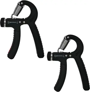 Strengthener Hand Grip 2 Pack Exercise for 5-60kg Capacity with Forearm, Finger, Wrist, and Grip Gripper Features