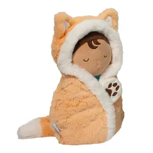 Douglas Cuddle - Baby Fox Hug - 6056 - Weight 7.2 oz - Dimensions 5 × 6 × 10 in