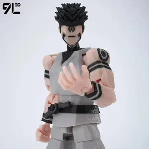 9L3D Printed Dummy13 T13 In Stock Ready to Ship Jujutsu Kaisen Grey Robe Sukuna Figure Anime Articulated Model Stress-Relief Toy
