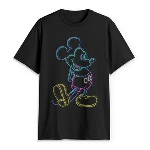Men's Mickey & Friends Mickey Mouse Classic Neon Light T-Shirt