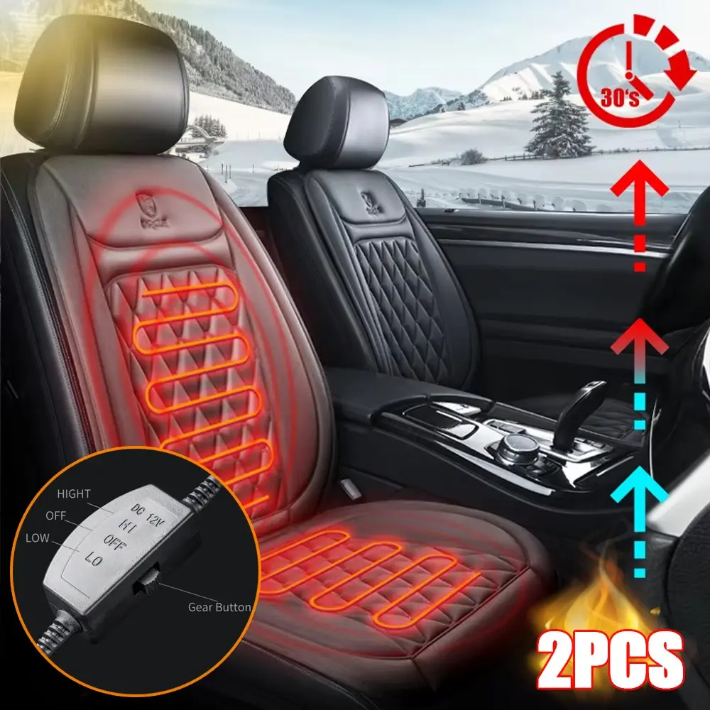 1/2 Pc Universal Fit Car Seat Cushion Comfortable Seat Cover For Cars Trucks SUV Van, Full Back And Seat Cushion For Driver Or Passenger, Gift, Auto Seat Covers, Car Accessories, Heating Pad