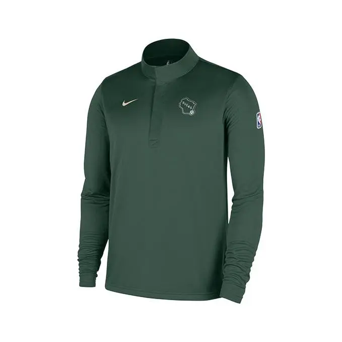 Nike City Edition 25-26 Coach Milwaukee Bucks 1/4 Zip Long Sleeve Shirt