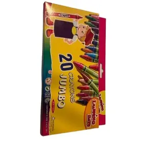 Crayons Jumbo 20-Pack Jumbo Crayons for Kids Art Supplies