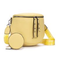 Yellow-Vegan Leather
