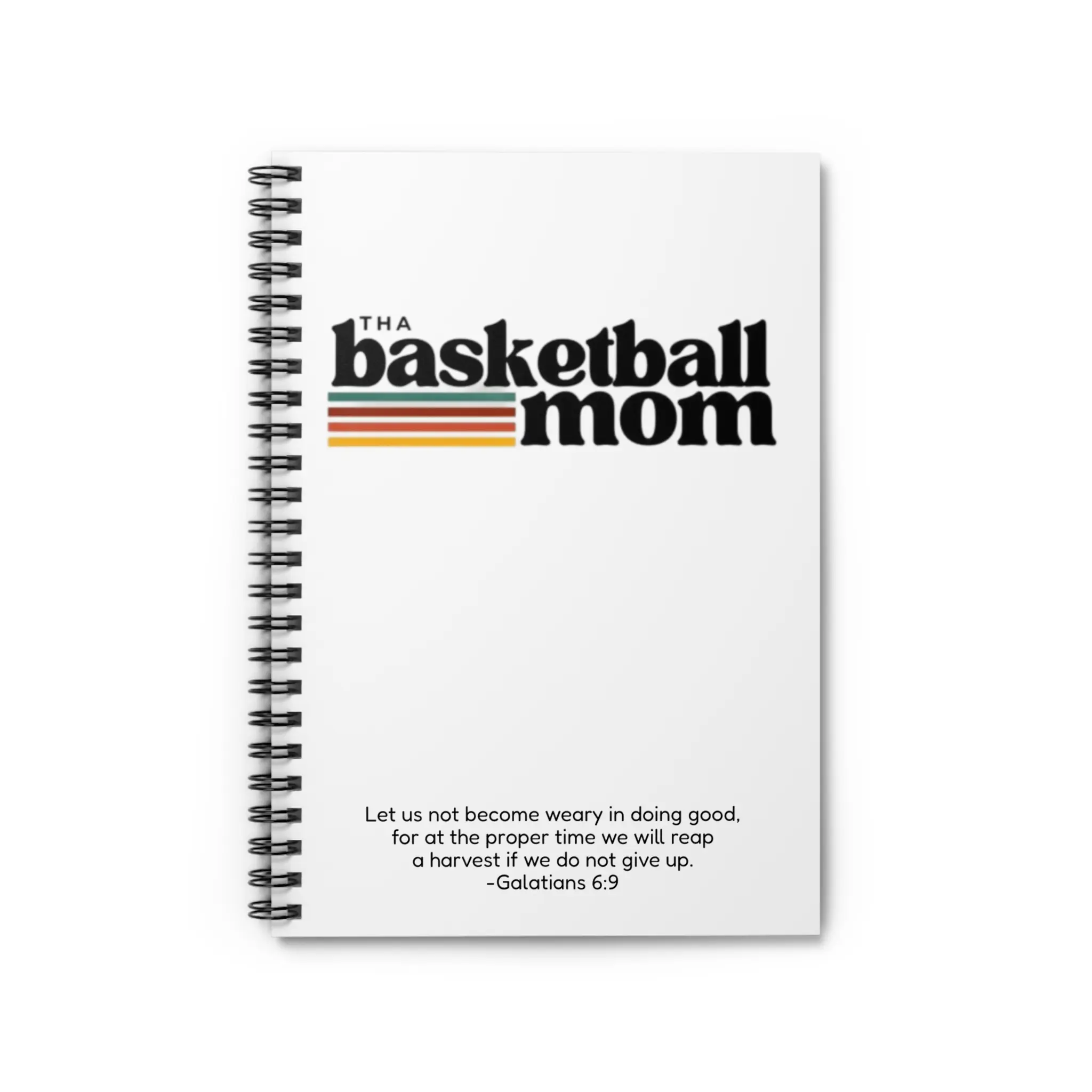 Tha Basketball Mom Spiral Notebook, Inspirational Journal for Moms, Perfect Gift for Sports Enthusiasts, Back to School Supply, [...]
