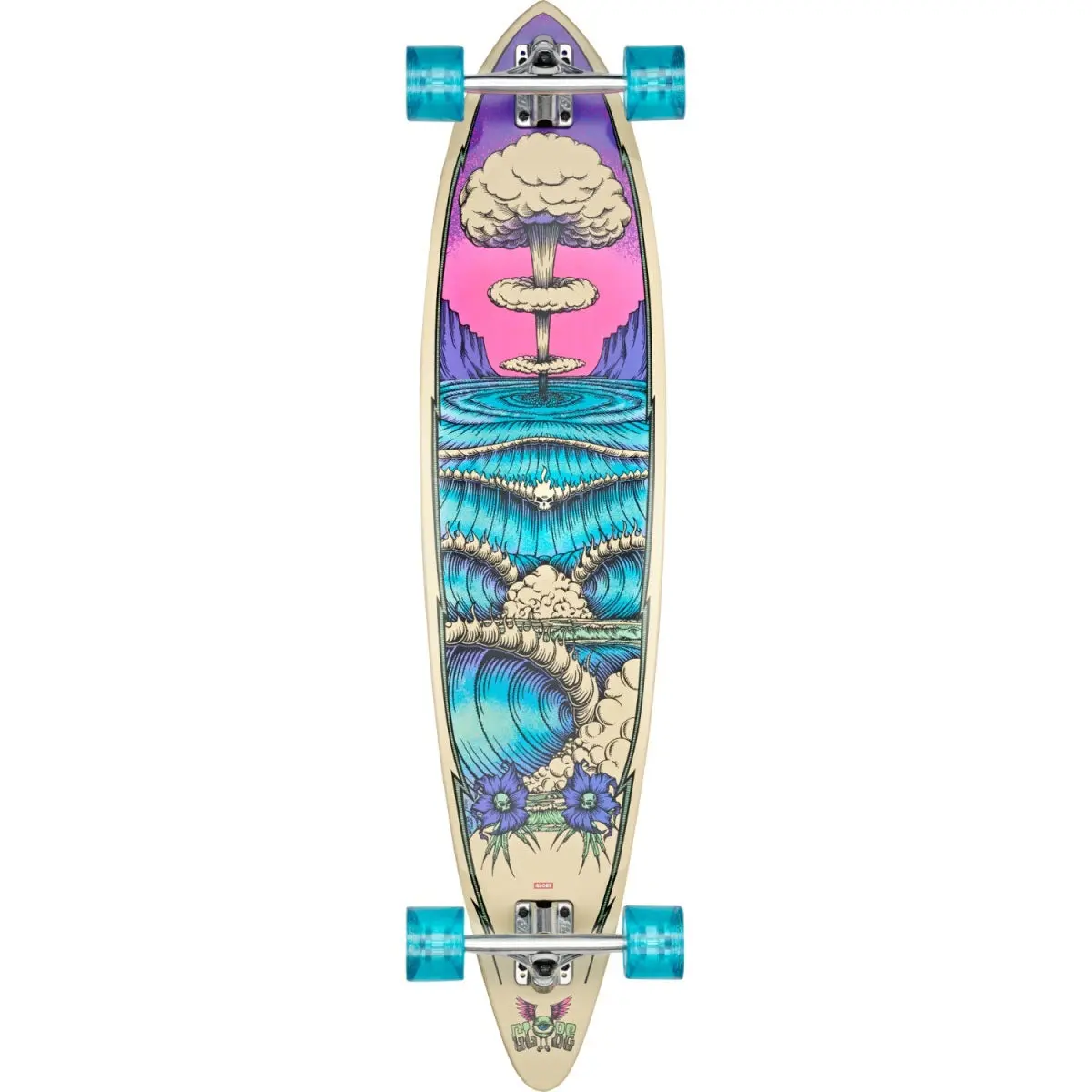 Globe Skateboards Longboard Noosa 43 Wave Machine 9.75" x 43"