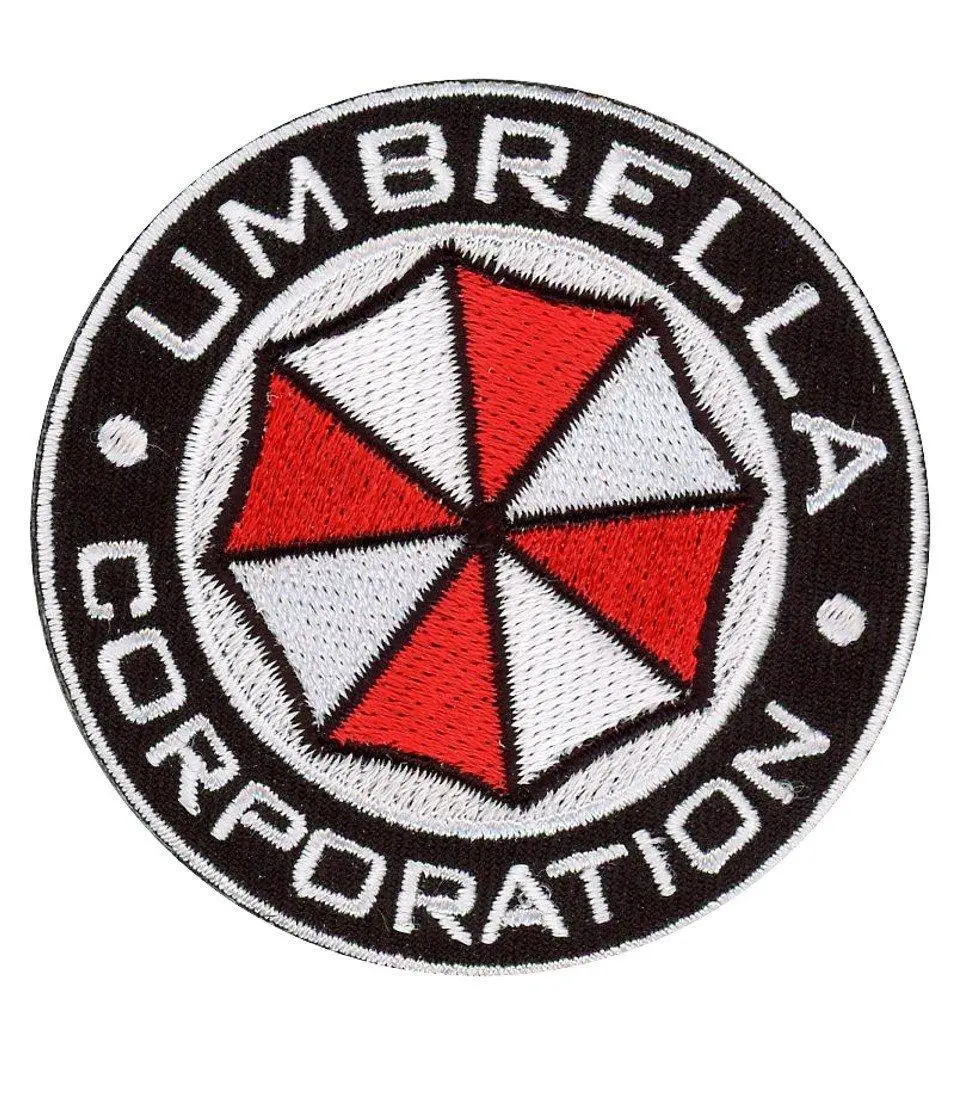 Umbrella Company Round Security Service Costume Patch [Iron on Sew on - 3.0 inch]