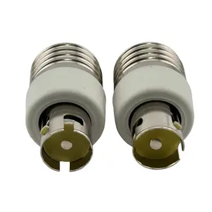 Rebaydo 2pcs E26/E27 Male to BA15S Female Socket Converter