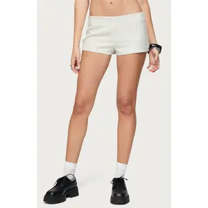 Edikted Women's Annalisa Pinstripe Shorts