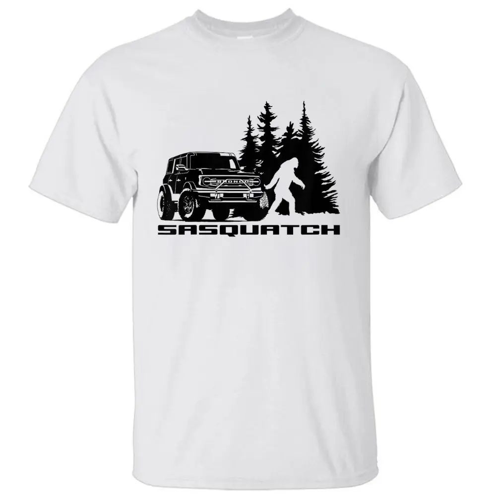Ford Bronco Sasquatch T-Shirt, Ford T-shirt, Unisex Graphic Tee, Gift For Him, Casual Cotton Top Shortsleeve Menswear