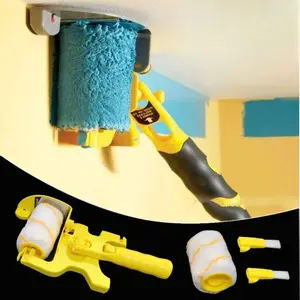Professional Wall Paint Roller Set, Multifunctional Clean-cut Edger Painting Rolling Brush for Wall Painting Treatment Tools