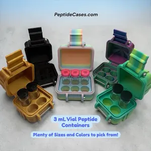 Premium Peptide Case , 3mL Peptide Storage Box. Multiple Sizes and Colors Available