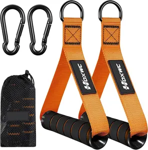 Handles Gym Equipment, Heavy Duty Resistance Band Handles, Replacement Exercise Handles for  Machine, Pulley System, Strength Trainer, Pull Down Workout,  Gym  Attachments