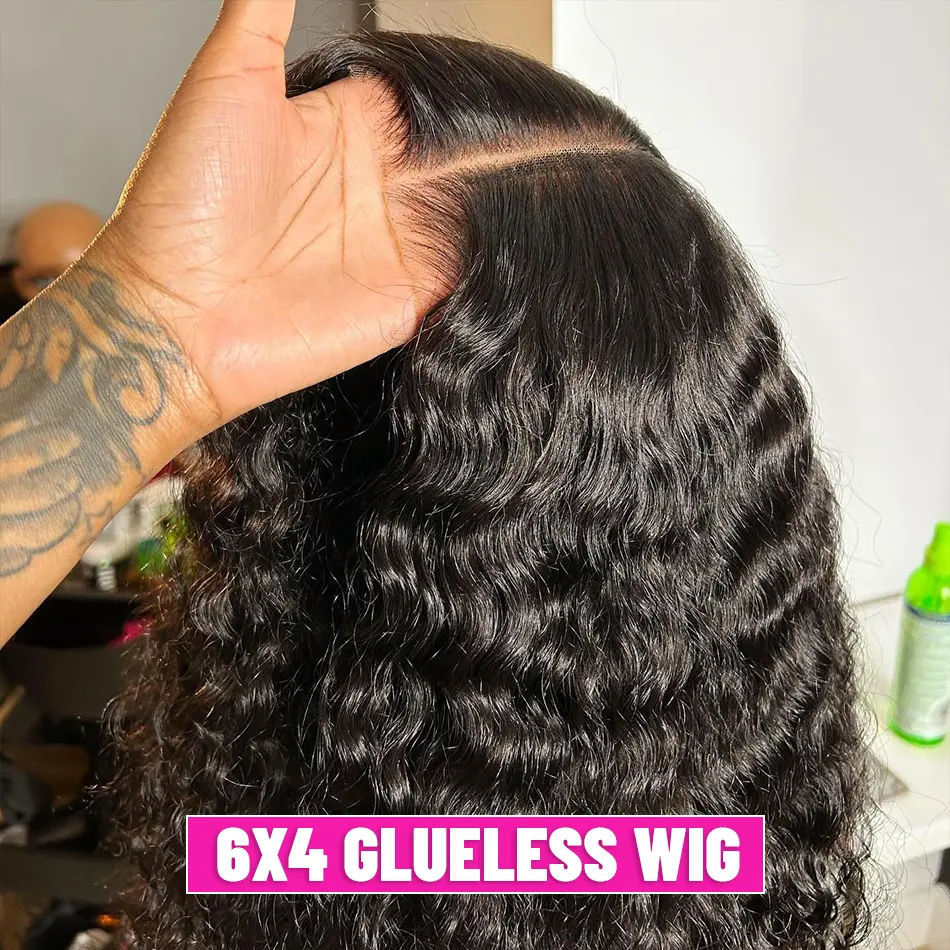 180%-6x4 Glueless Wig