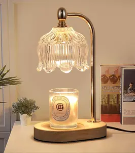 Candle Warmer Lamp with Timer and Dimmer,Electric  Light Gifts for Women Melt Wax Warmer Lamp with 2 Bulbs for Candle Jars House Warming   Decor Bedroom