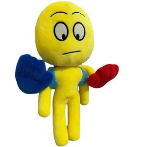Poppy Playtime 5-Player Soft Stuffed Animal Toy, Yellow Poppy Stuffed Toy Soft Cuddly Gift Durable Soft Fluffy