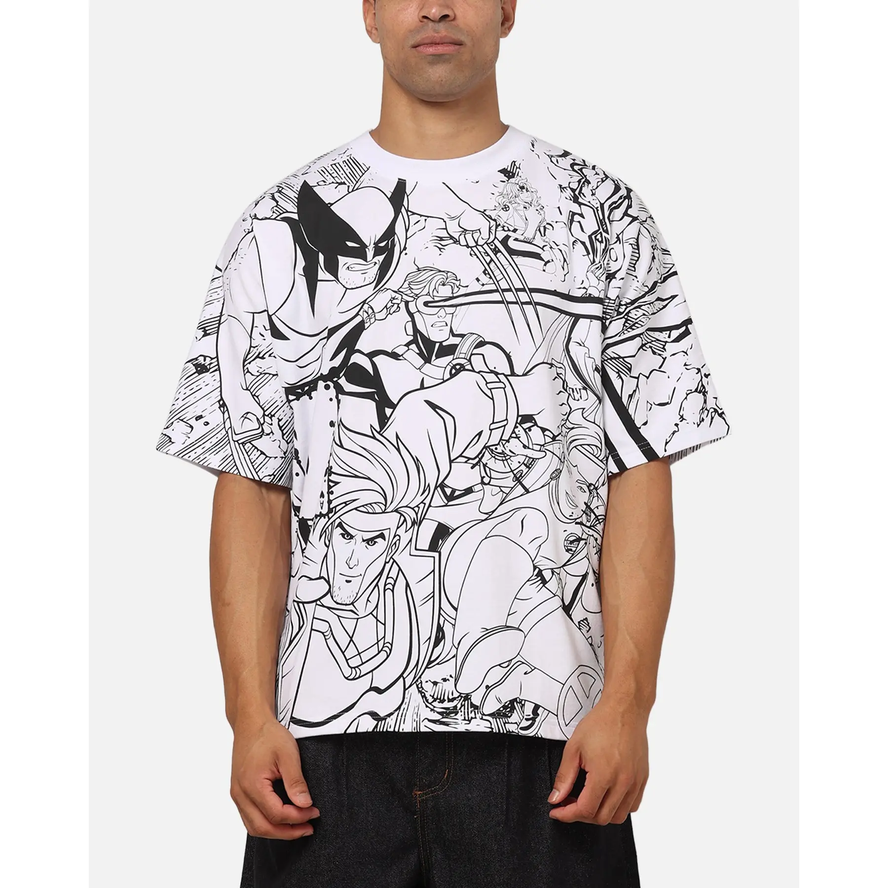 73Studio Marvel X-Men '97 All Over Print T-Shirt White