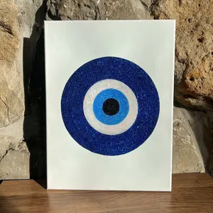 Evil Eye rhinestone art kit