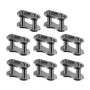 8 Pcs Pocket Bike and Motorcycle Chain Master Link Connector Replacement For 50cc, 70cc, 90cc, 110cc, 125cc Motorcycle, ATV Quad 4 Wheeler Pocket Bike 420